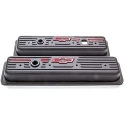 SBC VALVE COVERS CENTRE BOLT BLACK CRINKLE PROFORM - 141-907