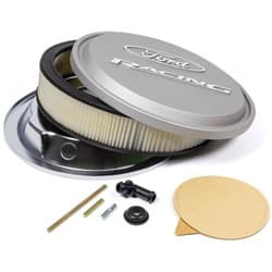 FORD RACING SLANT-EDGE ALUM 13" AIR CLEAN KIT GRAY RAISED PROFORM  302-382