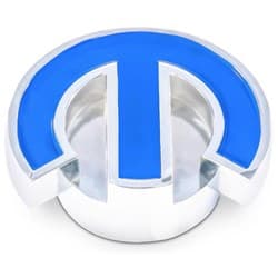 MOPAR DELUXE AIR CLEANER CENTR NUT CHROME WITH BLUE EMBLEM PROFORM - 440-337