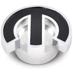 MOPAR DELUXE AIR CLEANER CENTR NUT. CHROME WITH BLACK EMBLEM PROFORM - 440-338