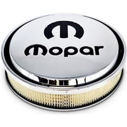 MOPAR SLANT EDGE AIR CLEANER KIT CHROME RECESSED BLACK EMBL PROFORM - 440-835