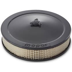 MOPAR GREY CLASSIC STYLE AIR CLEANER KIT. 14" DIA RECESSED PROFORM - 440-882