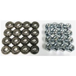 ROCKER ARM PIVOT BALLS & NUTS FOR 3/8" STUD STAMPED ROCKERS PROFORM / 66924C