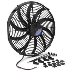 BRUSHLESS ULTRA 16" ELECTRIC THERMO FAN CURVED BLADE 3300 PROFORM - 67037