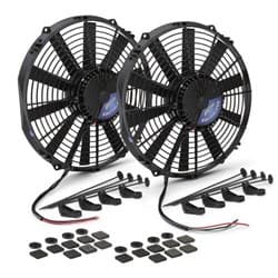 BRUSHLESS ULTRA DUAL 12" ELECT THERMO FAN STRAIGHT BLADE 4200 PROFORM - 67038