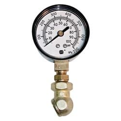 TYRE PRESSURE GAUGE 0-100PSI 2-1/2" DIAMETER. WHITE FACE PROFORM - 67402