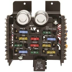 12 CIRCUIT UNIVERSAL FUSE BOX  FUSE BOX PAINLESS - 30001