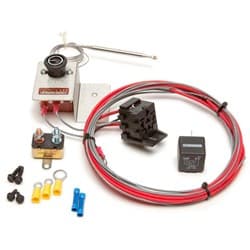 ADJUSTABLE ELECT FAN THERMOSTA KIT DIAL,RELAY,BREAKER PAINLESS - 30104