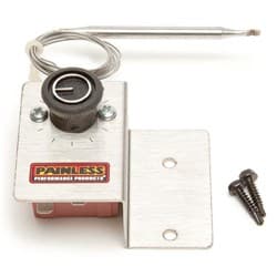 ADJUSTABLE ELECT FAN THERMOSTA KIT DIAL,NO RELAY,BREAKER PAINLESS - 30112