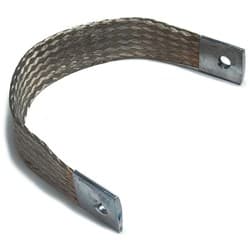 UNIV GROUND EARTH STRAP 14" SINGLE 1/0 HD PAINLESS - 40141