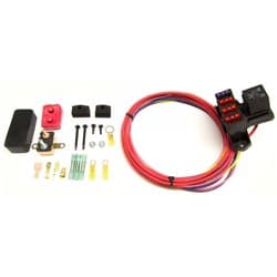 3 CIRCUIT AUX FUSE BOX W/PROOF WITH 40AMP RELAY 3XHOT CIRCUIT PAINLESS - 70213