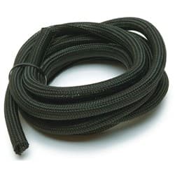 POWERBRAID BLACK PROTECTIVE SLEEVE 10 FT X 1/2" PAINLESS - 70902