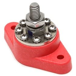 PAINLESS 8 POINT DIST BLOCK RED PAINLESS - 80114