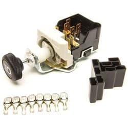 HEADLIGHT SWITCH GM BLACK KNOB 3 POSITION + DASH,DOME LIGHT PAINLESS - 80152
