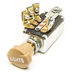 HEADLIGHT SWITCH PLASTIC KNOB OFF,PARK LIGHT,LOW,HIGH BEAM PAINLESS - 80154