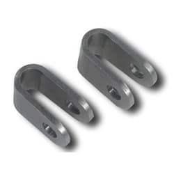 MOLY ROD END CLEVIS 3/8 HOLE 3/4 TUBE PAIR PROWERKS - C73-205-2