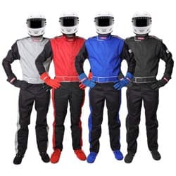 1-PIECE SUIT, MEDIUM, RED SFI-5, 2-LAYER PYROTECT / 210202