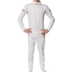 UNDERWEAR, TOP, X-SMALL SFI RATED, WHITE PYROTECT / 4700099