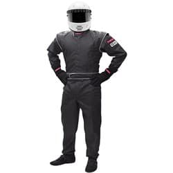 JUNIOR RACE SUIT, SMALL, BLACK SFI-1 SINGLE LAYER, ONE PIECE PYROTECT / JS100020