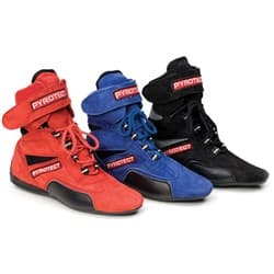 RACING SHOES, SIZE 9, BLUE SFI-5, HIGH TOP PYROTECT / SS120820