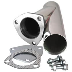 2.50 S/STEEL EXHAUST CUTOUT Y-BRANCH & FLANGE ONLY QTP - 10250