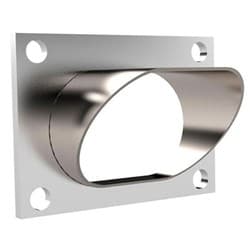 OVAL STAINLESS STEEL TURN DOWN THIS ITEM FITS QTEC66 & QTEC33 QTP - 11338
