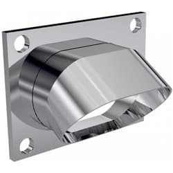LOW PROFILE OVAL STAINLESS STEEL TURN DOWN. QTP - 11339