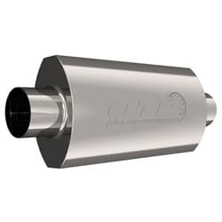 AR3 RACE MUFFLER 3.0" CENTRE IN/OUT, 13.63" x 7.0" x 4.36" QTP - 12300