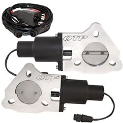2.25 DUAL ELECT EXHST CUTOUT USE WITH QTP10225 X 2 "QTEC45" QTP - QTEC45