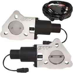 2.50 DUAL ELECT EXHST CUTOUT USE WITH QTP10250 X 2 "QTEC50" QTP - QTEC50