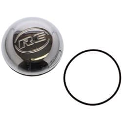 POLISH 1" DEEP CENTRE CAP FOR ALL RC COMP RIMS ENGRAVED LOGO RC COMP / CS-CAP01
