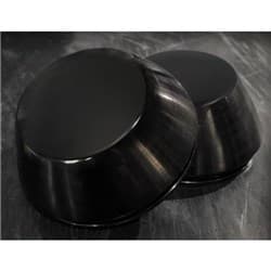 BLACK SPINDLE MOUNT WHEEL CENTRE CAP. RC COMP / CS-CAP03A