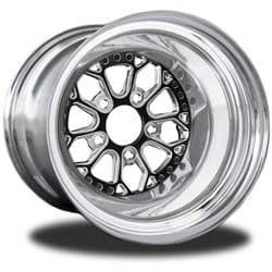 IMPULSE ECLIPSE BLACK 15x8.5" NON BEAD 5x4.50" 4.0 B/S BLACK RC COMP / CSB401P-14E