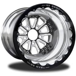 HAMMER ECLIP GLOSS 15x8.5 SBL 5x4.50" 3.5" B/S BLACK. RC COMP / CSB40X1PE-03E