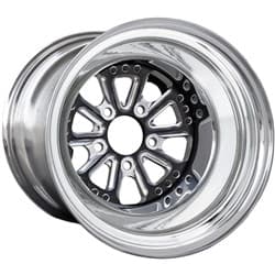 HAMMER ECLIP PRIS GLOSS 15x8.5 NON BEAD 5x4.50 5.0" B/S BLACK RC COMP / CSB501P-03EP