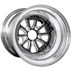 HAMM ECLIPSE GLOSS BLACK 15x10 NON BEADLOC 5x4.75" 4.0" B/S. RC COMP / CSD402P-03E