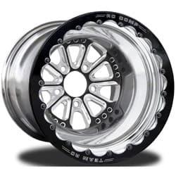 HAMMER POLISHED SBL 15x10 3.0" B/S 5x4.75" POL CNTR POL BEAD RC COMP / CSD40DP1P-03P