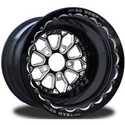 IMPULSE ECLIPSE BLACK 15x14" DBL 5x4.50" 6.0" B/S BLK DISH RC COMP / CSH601B2E-14E