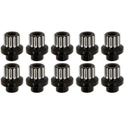 RC COMP WHEEL NUT SET 7/16-20" RH 12 POINT BLACK ECLIPSE 10PK RC COMP / CSLUG437-01E