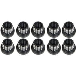 RC COMP WHEEL NUT SET 1/2-20" RH 12 POINT BLACK ECLIPSE 10PK RC COMP / CSLUG500-01E