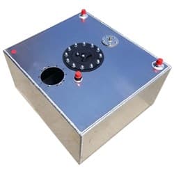 RCI ALUM FUEL CELL 38L SILVER 10 US GAL WITH SENDER UNIT RCI - 2100AS