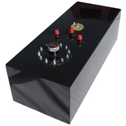 RCI ALLOY FUEL CELL STREET ROD 15GAL BLACK 0-90 30Lx12Wx9H RCI - 2162AD