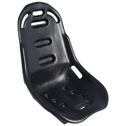 RCI LO-BACK SEAT BLACK POLY 20W X 27T RCI - 8020S