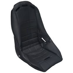 RCI DRAG RACE SEAT COVER LOW BACK BLACK RCI - 8021S
