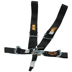 RCI HARNESS 3" COMPLETE SET 5 POINT, LATCH BLACK PULL DOWN RCI - 9210D