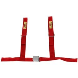 STREET STYLE BELTS 2" 4 POINT BUCKLE, RED ***NOTES*** RCI - 9450B