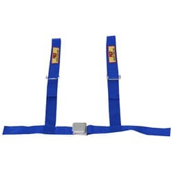 STREET STYLE BELTS 2" 4 POINT BUCKLE, BLUE ***NOTES*** RCI - 9450C