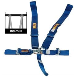 RCI HARNESS 5 POINT BLUE 3" LATCH, BOLT IN, PULL UP RCI - 9510C