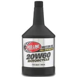 REDLINE MOTORCYCLE 20W60 ENGINE OIL, 1 QUART / 946ML REDLINE OIL / 12604