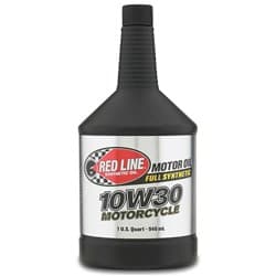 REDLINE MOTORCYCLE 10W30 ENGINE OIL, 1 QUART / 946ML REDLINE OIL /  42304